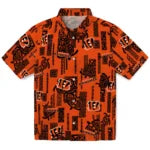 Cincinnati Bengals Hawaiian Shirt - Turtle Lines | Moonbestprint