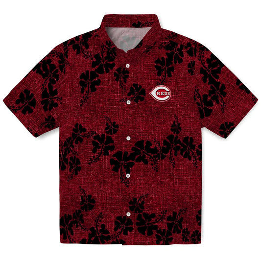 Cincinnati Reds Hawaiian Shirt - 50th State Flower | Moonbestprint