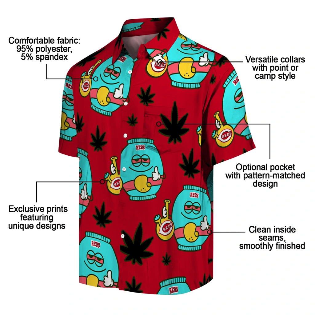 Cincinnati Reds Hawaiian Shirt - Chill Vibe | Moonbestprint