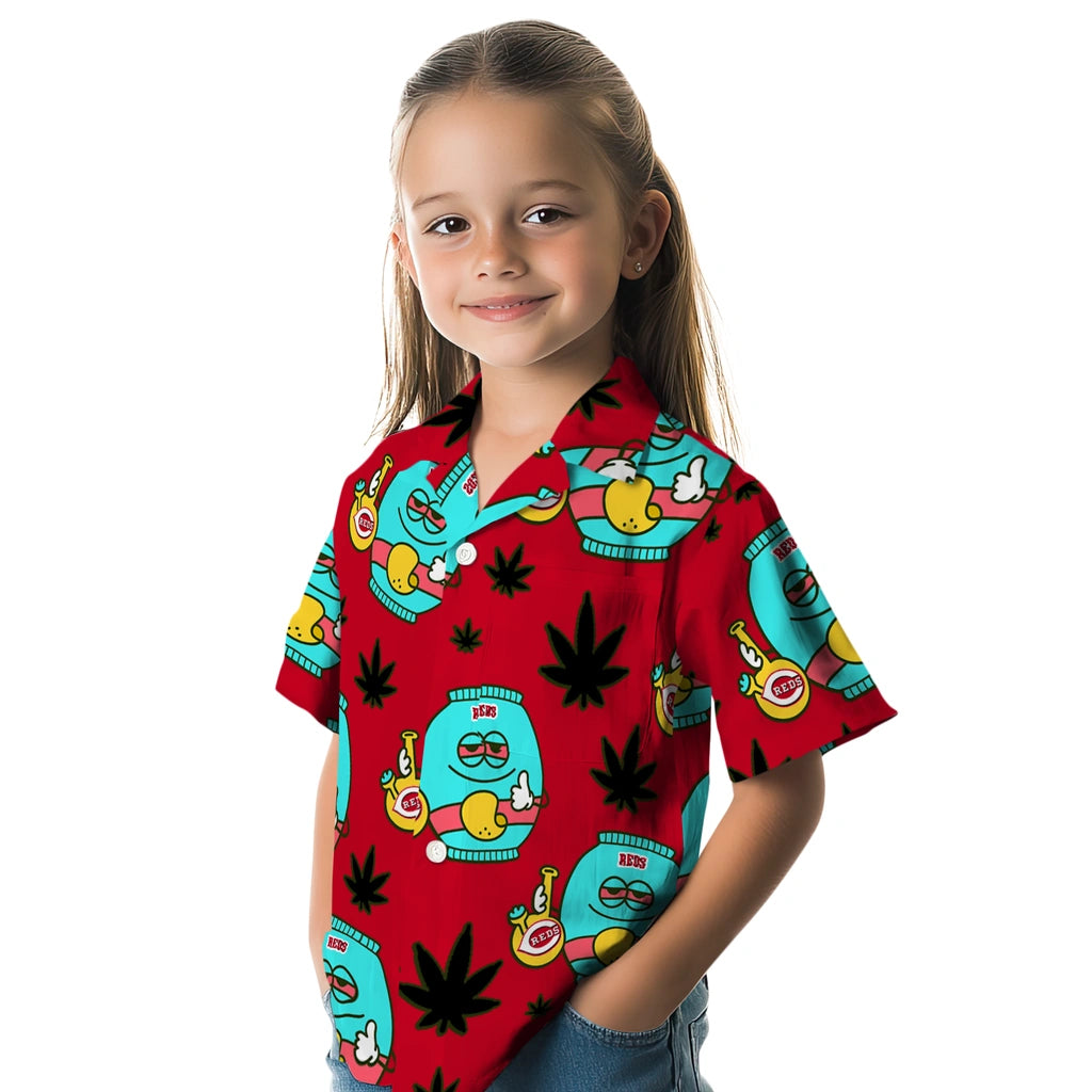 Cincinnati Reds Hawaiian Shirt - Chill Vibe | Moonbestprint