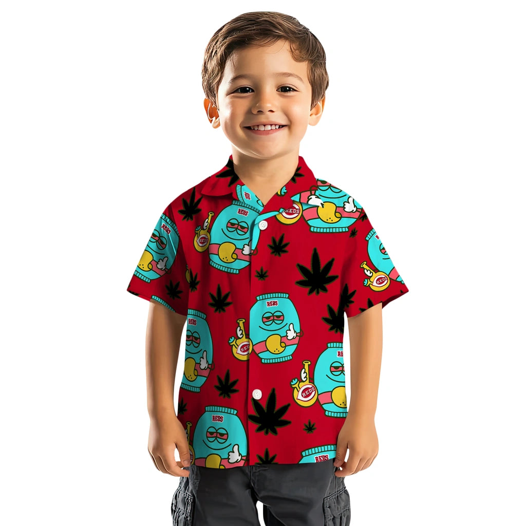 Cincinnati Reds Hawaiian Shirt - Chill Vibe | Moonbestprint
