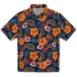 Cincinnati Reds Hawaiian Shirt - Hibiscus Foliage | Moonbestprint