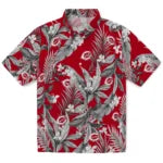 Cincinnati Reds Hawaiian Shirt - Palm Leaves | Moonbestprint