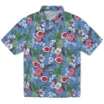 Cincinnati Reds Hawaiian Shirt - Pineapple Bouquet | Moonbestprint