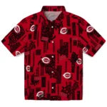 Cincinnati Reds Hawaiian Shirt - Turtle Lines | Moonbestprint