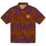 Clemson Tigers Hawaiian Shirt - 50th State Flower | Moonbestprint