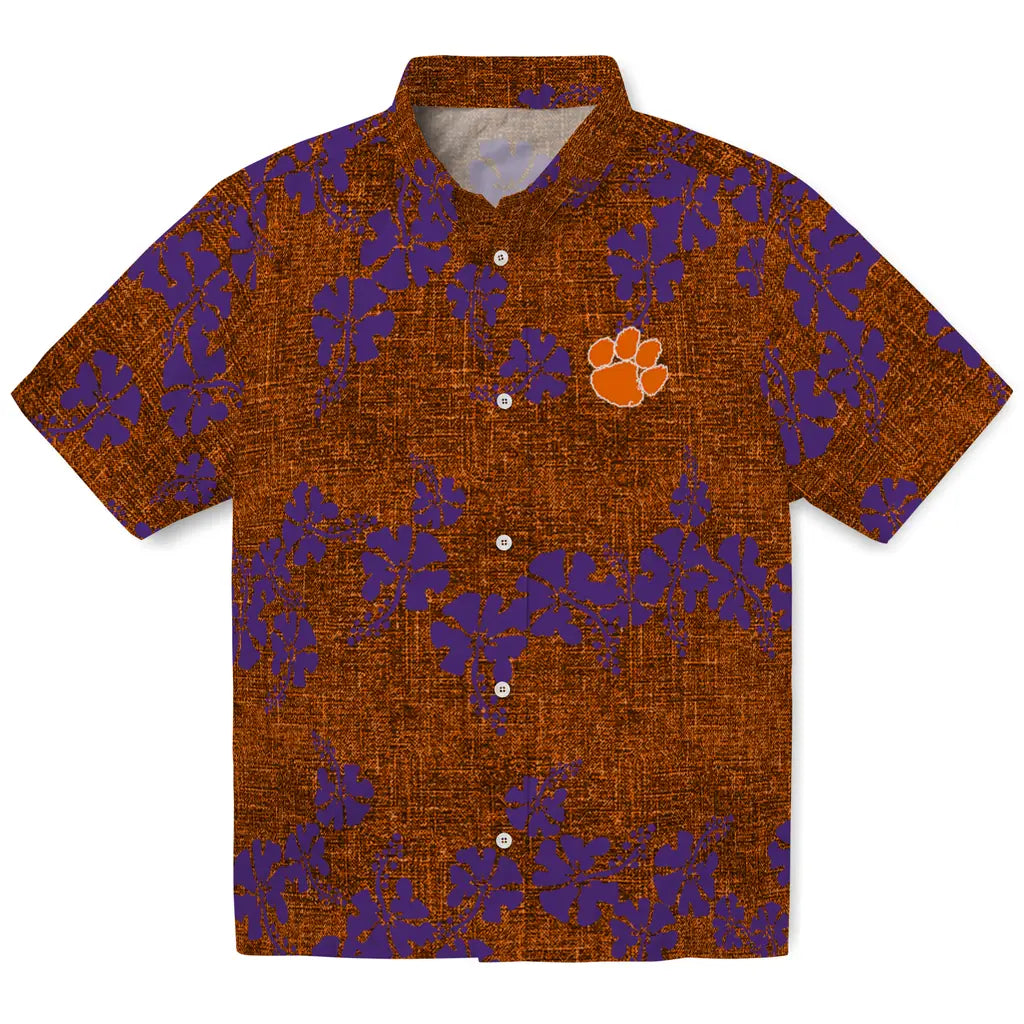 Clemson Tigers Hawaiian Shirt - 50th State Flower | Moonbestprint