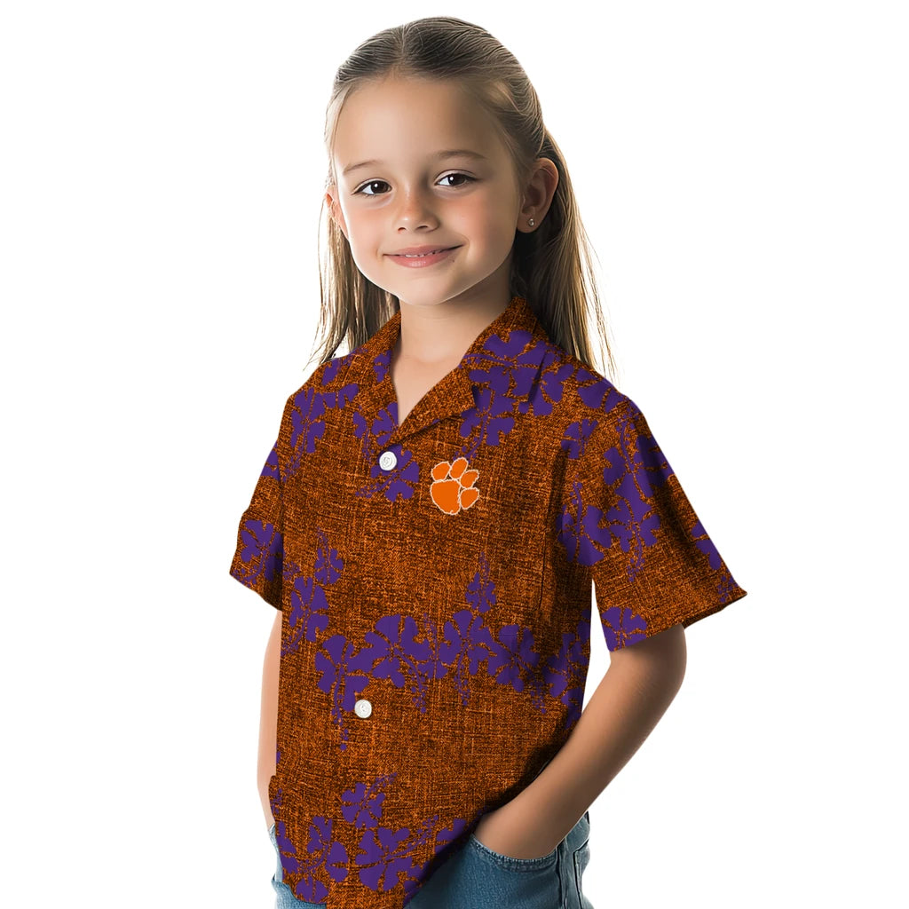 Clemson Tigers Hawaiian Shirt - 50th State Flower | Moonbestprint