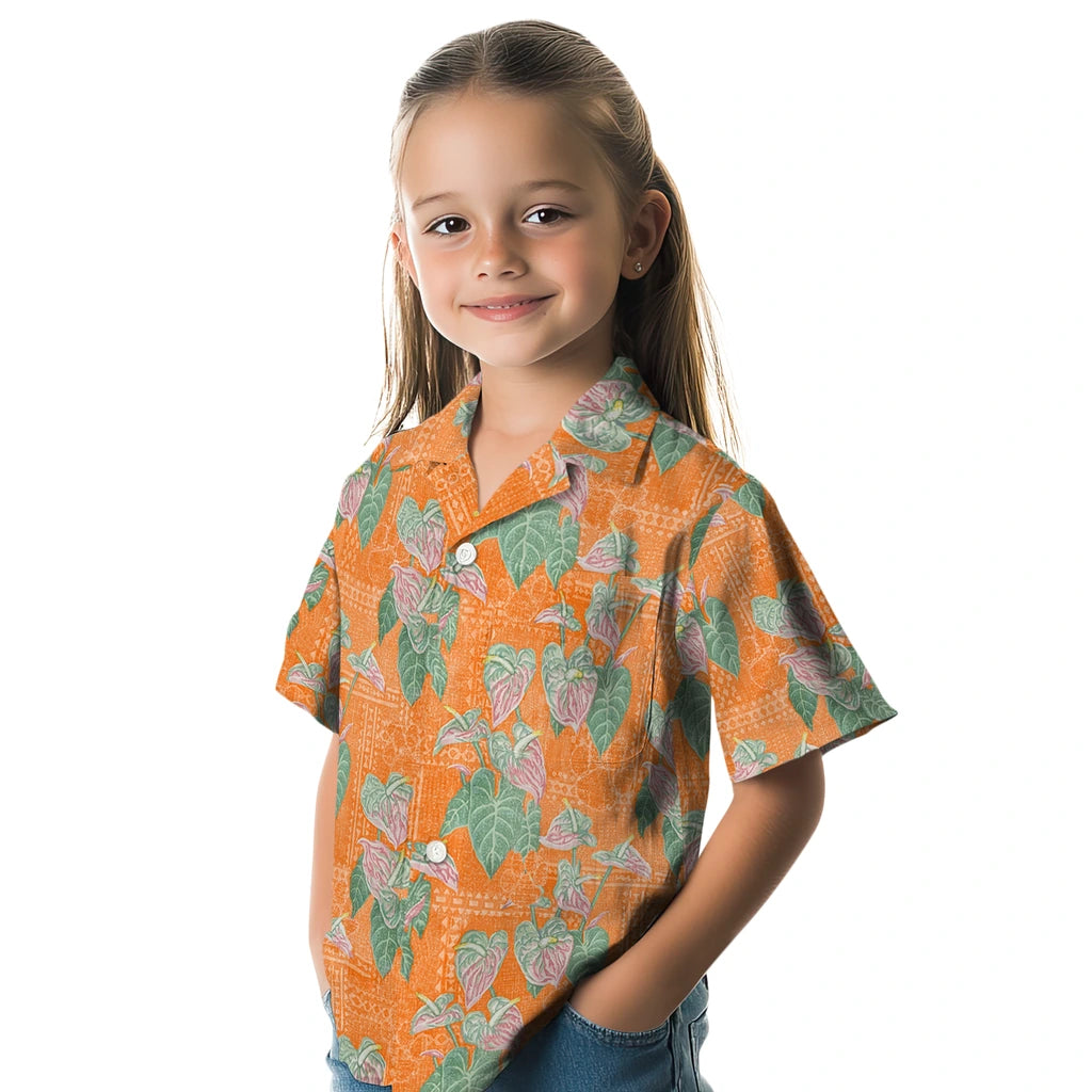 Clemson Tigers Hawaiian Shirt - Anthurium Overlay | Moonbestprint