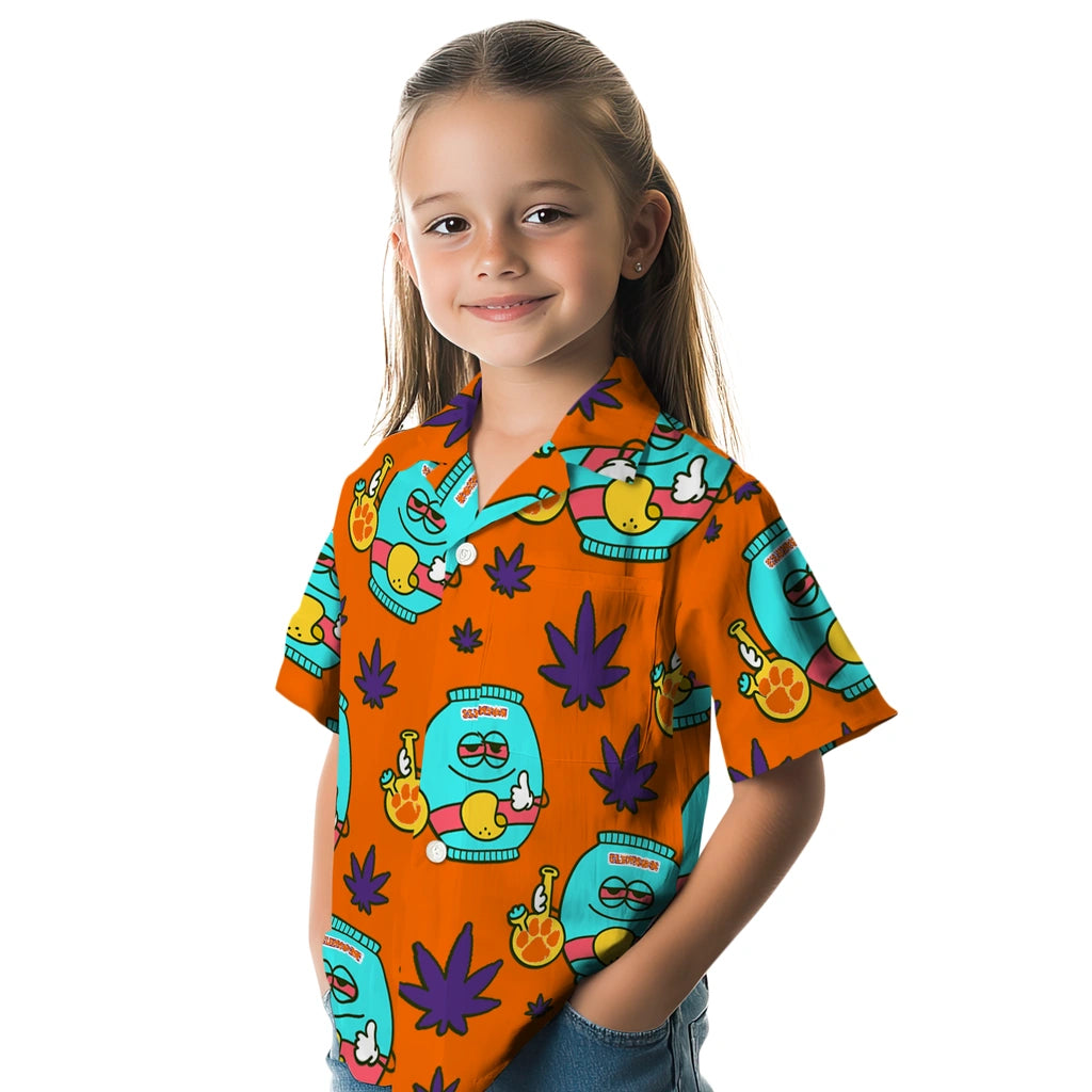 Clemson Tigers Hawaiian Shirt - Chill Vibe | Moonbestprint