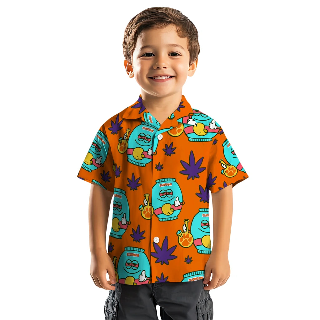 Clemson Tigers Hawaiian Shirt - Chill Vibe | Moonbestprint