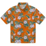 Clemson Tigers Hawaiian Shirt - Flamingo and Hibiscus | Moonbestprint