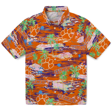 Clemson Tigers Flamingo Retreat 2026 Hawaiian Shirt – Moonbestprint