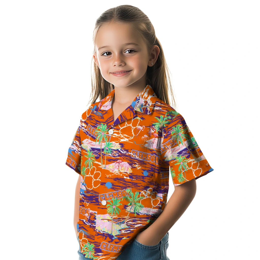 Clemson Tigers Flamingo Retreat 2026 Hawaiian Shirt – Moonbestprint