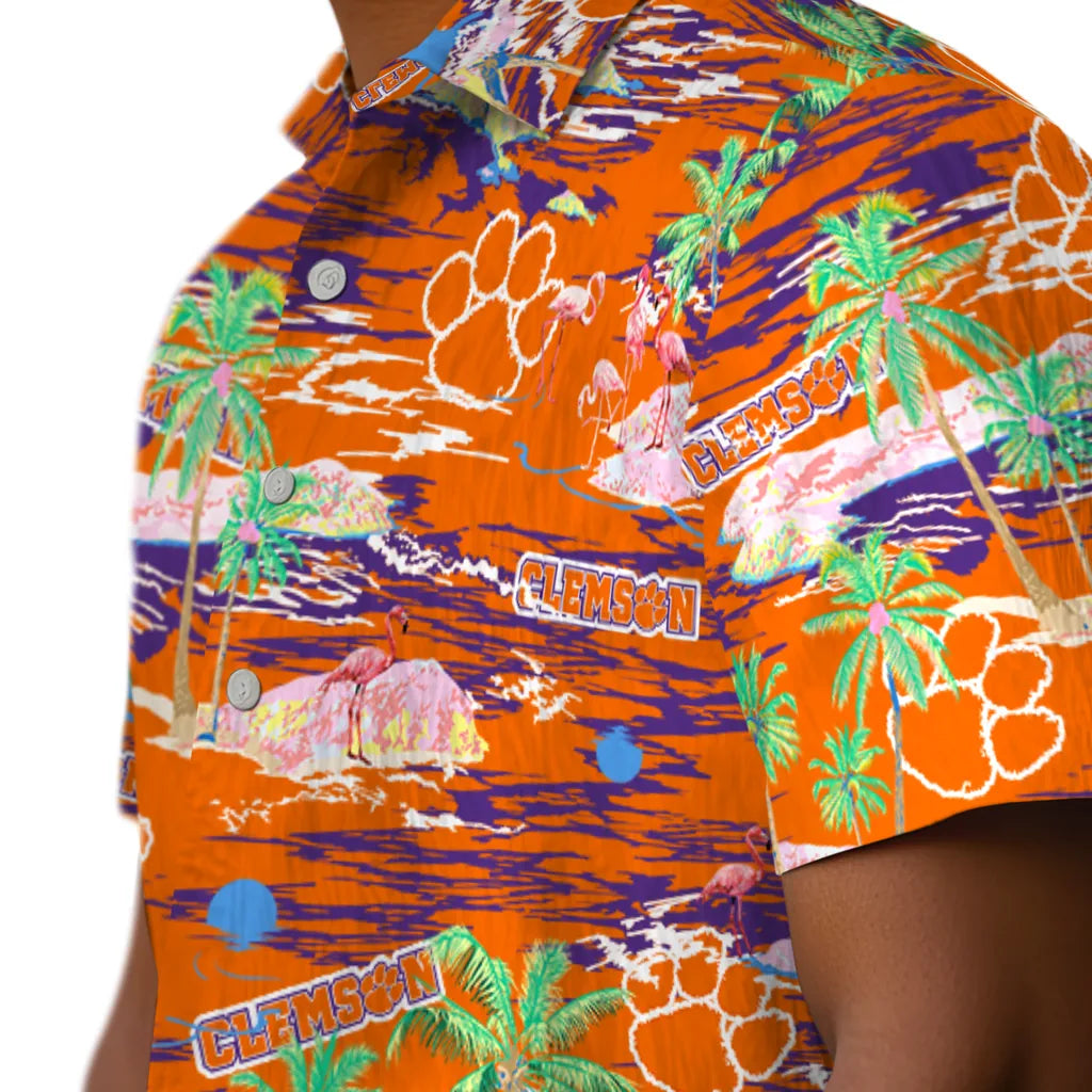 Clemson Tigers Hawaiian Shirt - Hawaii Island | Moonbestprint