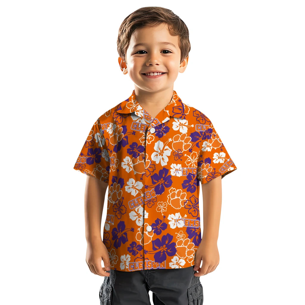 Clemson Tigers Hibiscus Bloom Hawaiian Shirt – Moonbestprint