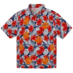 Clemson Tigers Hawaiian Shirt - Hibiscus Fiesta | Moonbestprint