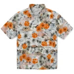 Clemson Tigers Hawaiian Shirt - Hibiscus Seaside | Moonbestprint