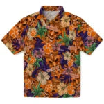 Clemson Tigers Hawaiian Shirt - Hibiscus Tiki Jungle | Moonbestprint