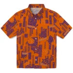 Clemson Tigers Hawaiian Shirt - Turtle Lines | Moonbestprint