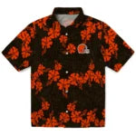 Cleveland Browns Hawaiian Shirt - 50th State Flower | Moonbestprint