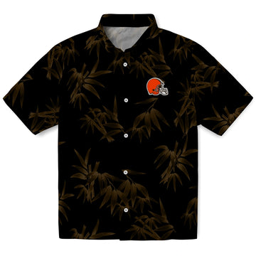 Cleveland Browns Hawaiian Shirt - Bamboo Branches | Moonbestprint