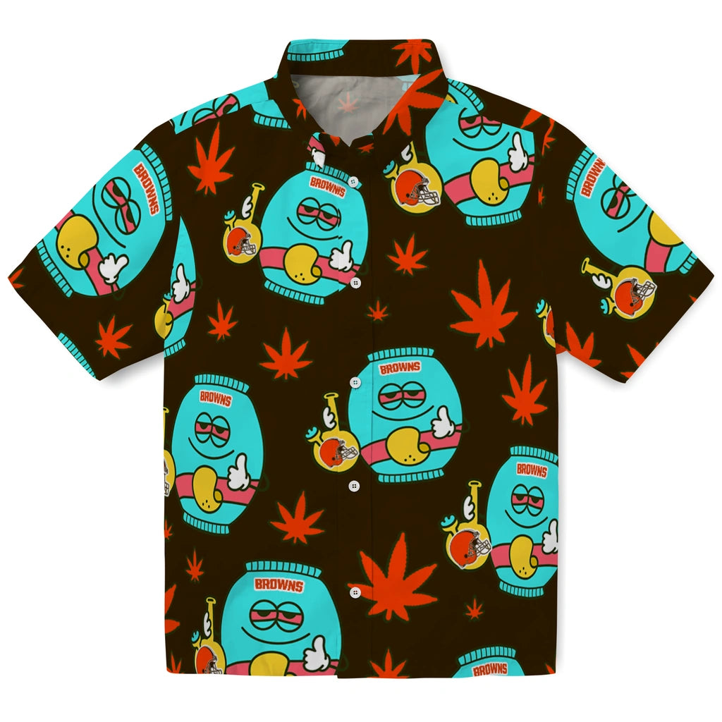 Cleveland Browns Hawaiian Shirt - Chill Vibe | Moonbestprint