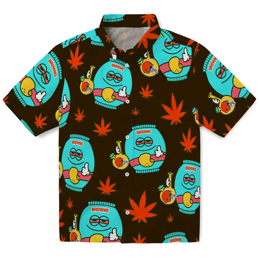 Cleveland Browns Hawaiian Shirt - Chill Vibe | Moonbestprint