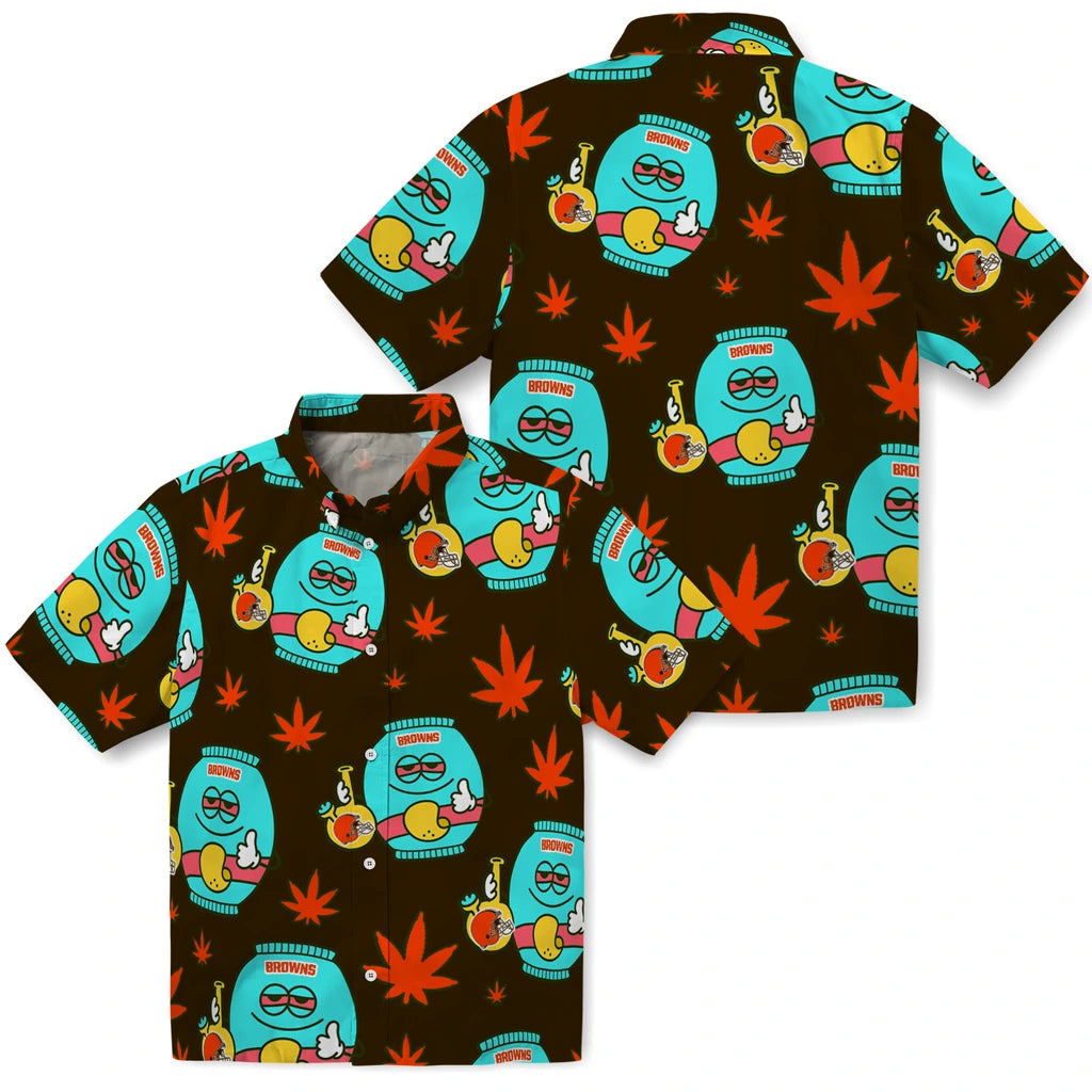 Cleveland Browns Hawaiian Shirt - Chill Vibe | Moonbestprint