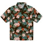 Cleveland Browns Hawaiian Shirt - Flamingo and Hibiscus | Moonbestprint