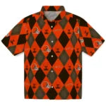 Cleveland Browns Hawaiian Shirt - Golfing Plaid | Moonbestprint