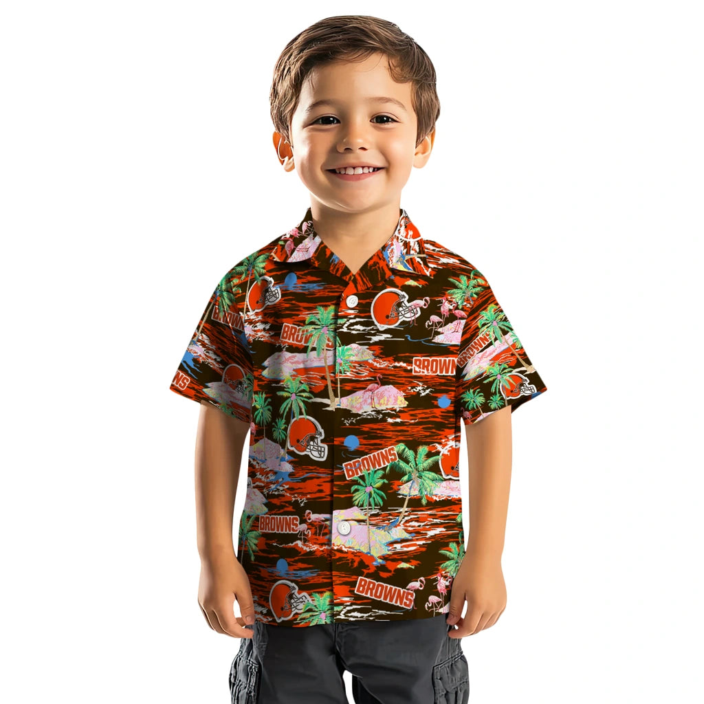 Cleveland Browns Hawaiian Shirt - Hawaii Island | Moonbestprint
