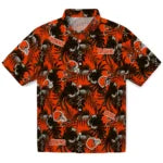 Cleveland Browns Hawaiian Shirt - Hibiscus Exotic | Moonbestprint