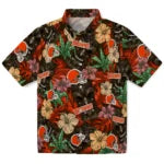 Cleveland Browns Hawaiian Shirt - Hibiscus Tiki Jungle | Moonbestprint
