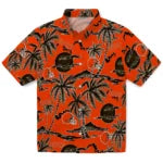 Cleveland Browns Hawaiian Shirt - Palm Sunset | Moonbestprint