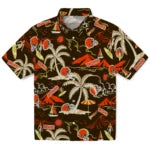 Cleveland Browns Hawaiian Shirt - Palm Tree Island | Moonbestprint