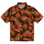 Cleveland Browns Hawaiian Shirt - Palm Tree Motif | Moonbestprint