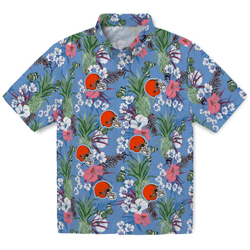 Cleveland Browns Hawaiian Shirt - Pineapple Bouquet | Moonbestprint