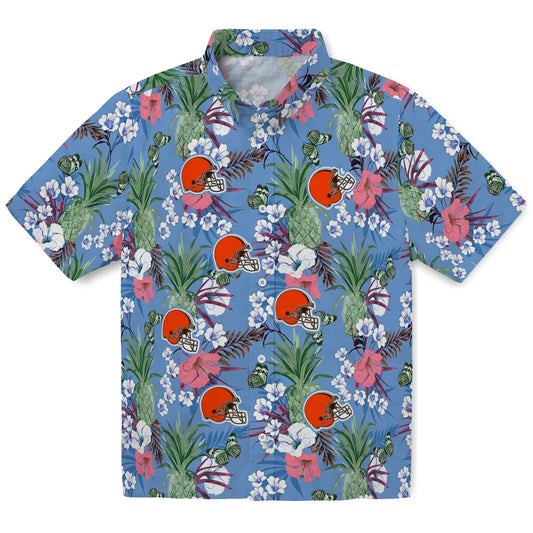 Cleveland Browns Hawaiian Shirt - Pineapple Bouquet | Moonbestprint
