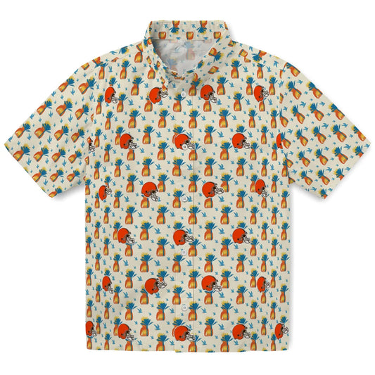 Cleveland Browns Hawaiian Shirt - Pineapple Delight | Moonbestprint