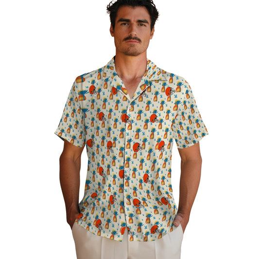 Cleveland Browns Hawaiian Shirt - Pineapple Delight | Moonbestprint