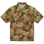Cleveland Browns Hawaiian Shirt - Vintage Palm Tree | Moonbestprint