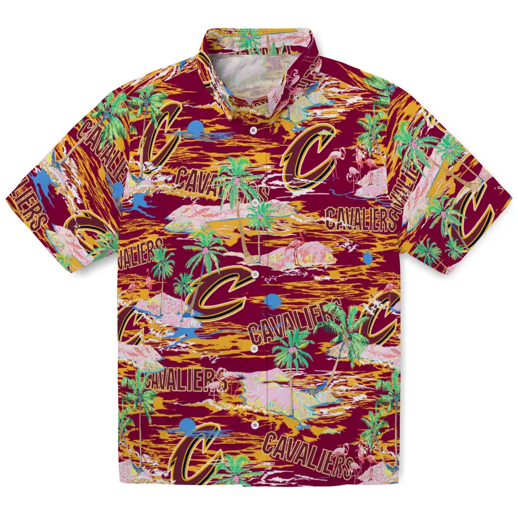 Cleveland Cavaliers Flamingo Retreat 2026 Hawaiian Shirt – Moonbestprint