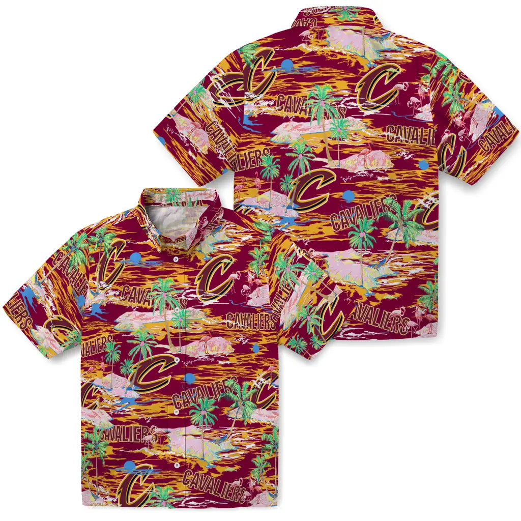 Cleveland Cavaliers Flamingo Retreat 2026 Hawaiian Shirt – Moonbestprint