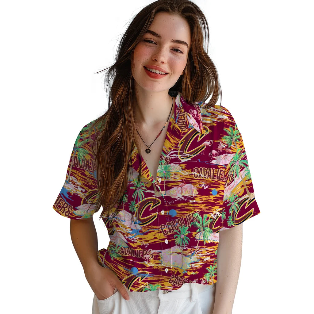 Cleveland Cavaliers Flamingo Retreat 2026 Hawaiian Shirt – Moonbestprint