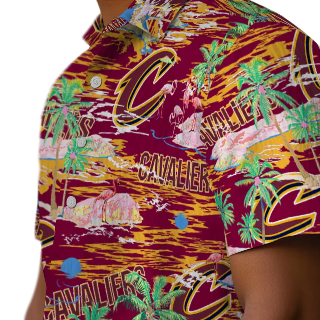 Cleveland Cavaliers Flamingo Retreat 2026 Hawaiian Shirt – Moonbestprint