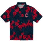 Cleveland Guardians Hawaiian Shirt - 50th State Flower | Moonbestprint