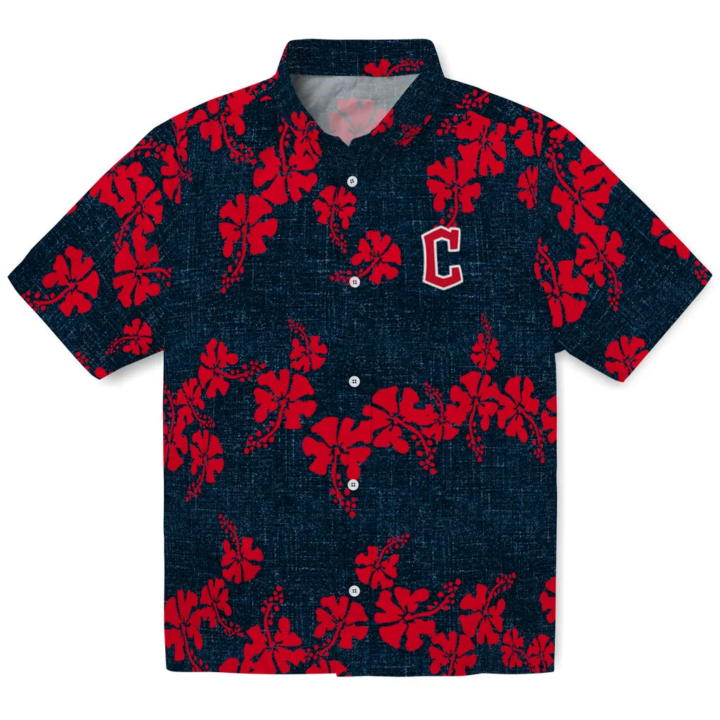 Cleveland Guardians Hawaiian Shirt - 50th State Flower | Moonbestprint