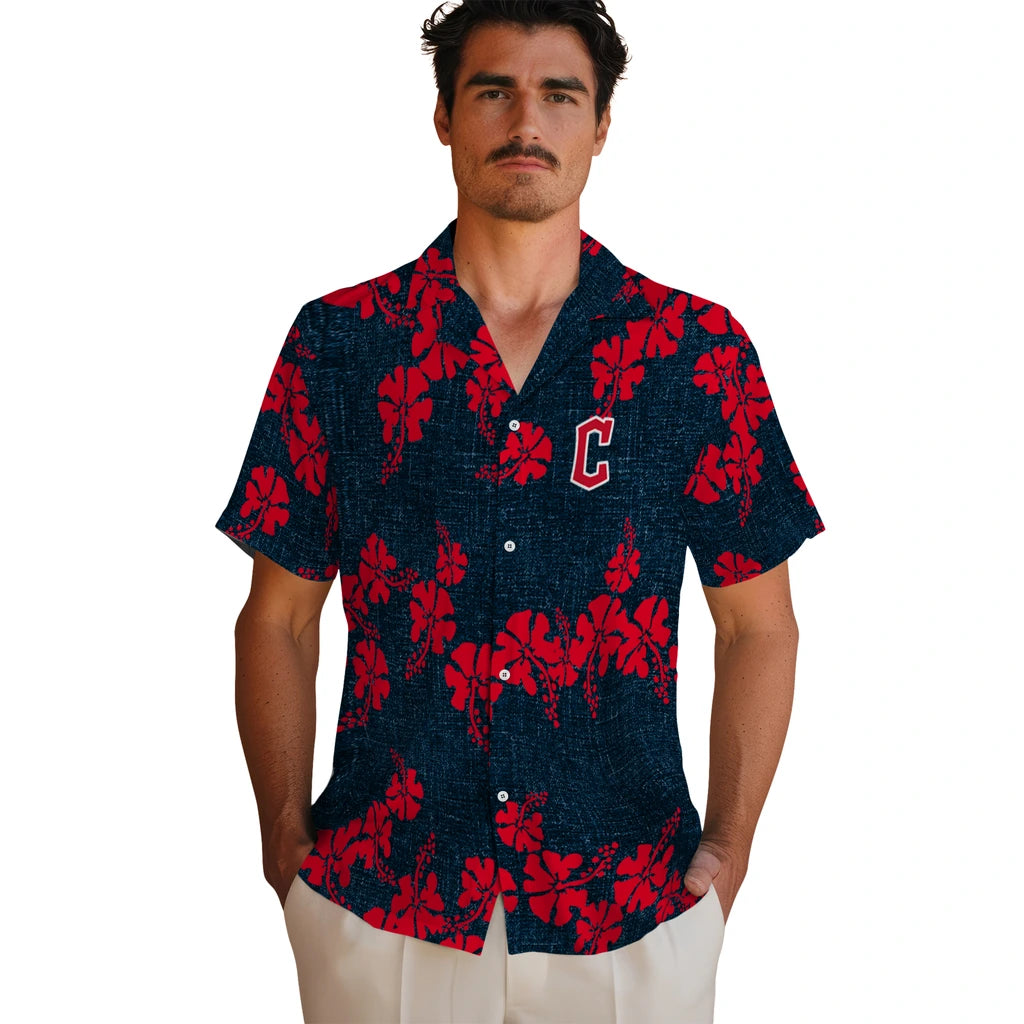 Cleveland Guardians Hawaiian Shirt - 50th State Flower | Moonbestprint