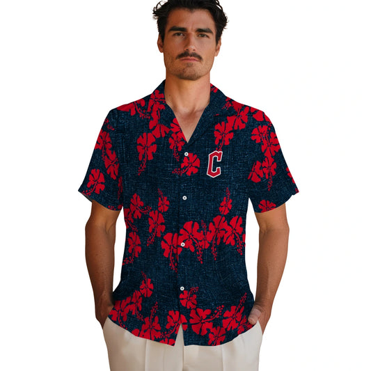 Cleveland Guardians Hawaiian Shirt - 50th State Flower | Moonbestprint